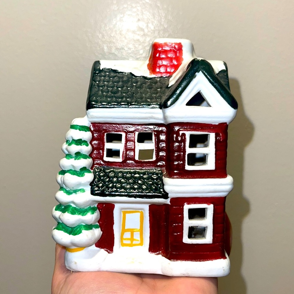 Vintage candle holder Christmas decoration